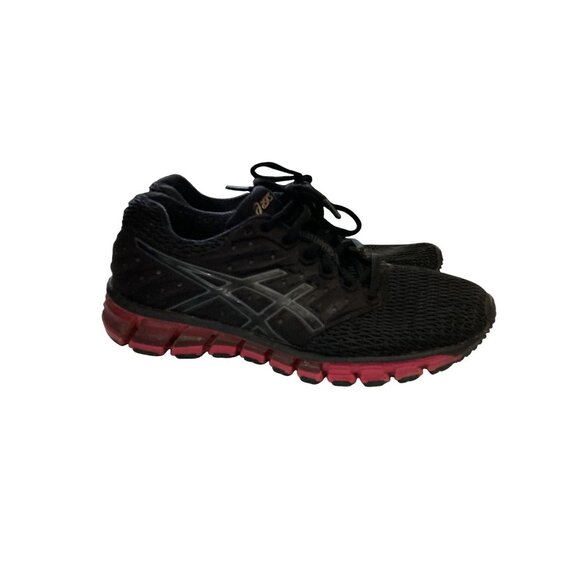 Asics Gel-Quantum 180 Men's Size 7.5 Black Red Running sneaker Shoes NO INSOLES - Picture 5 of 7